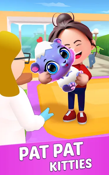Cute Animals: Pet Doctor — взломанная версия, Любимые питомцы и безлимитные монеты — скриншот 5