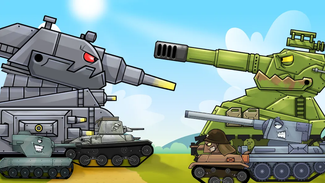 Merge Master Tanks: Tank wars мод на Андроид: Безлимитные деньги и мощные танки — скриншот 1 Merge Master Tanks: Tank wars мод на Андроид: Безлимитные деньги и мощные танки — скриншот 1