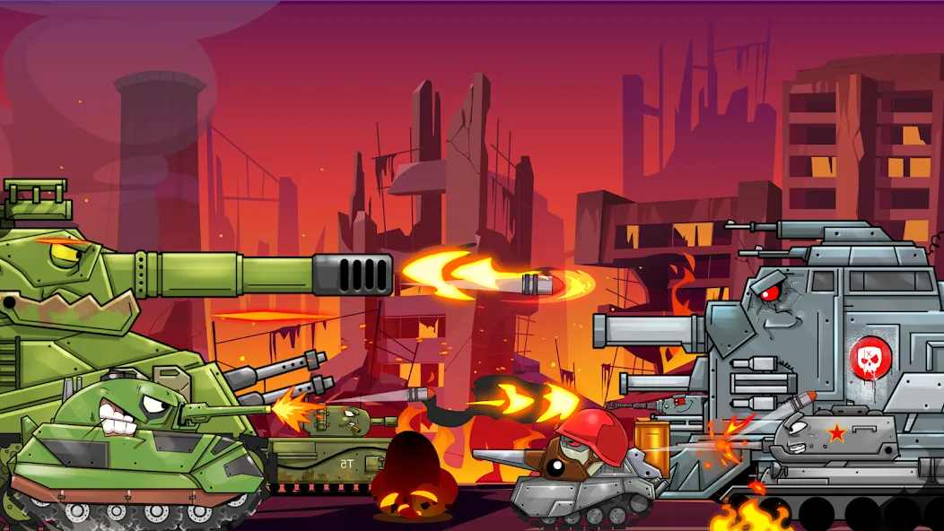 Merge Master Tanks: Tank wars мод на Андроид: Безлимитные деньги и мощные танки — скриншот 3 Merge Master Tanks: Tank wars мод на Андроид: Безлимитные деньги и мощные танки — скриншот 3