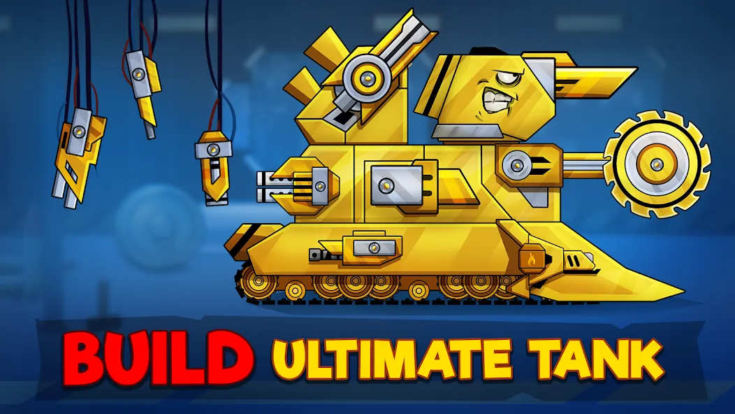 Tanks Arena io: Craft & Combat бесплатно на Андроид — мод: Много денег и ресурсов — скриншот 2