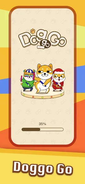 Doggo Go - Meme, Match 3 Tiles на телефон — скачать мод: Безлимитные подсказки и жизни — скриншот 1 Doggo Go - Meme, Match 3 Tiles на телефон — скачать мод: Безлимитные подсказки и жизни — скриншот 1