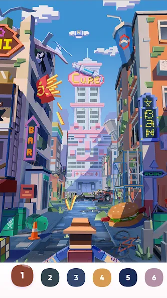 Мод Color Time - Paint by Number — Безлимитные подсказки и все раскраски открыты, скачать APK — скриншот 5 Мод Color Time - Paint by Number — Безлимитные подсказки и все раскраски открыты, скачать APK — скриншот 5