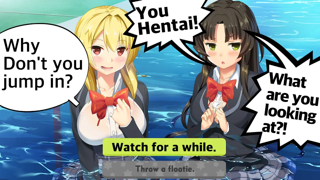 Мод Moe! Ninja Girls/Sexy School — Безлимитные деньги и все наряды, скачать APK — скриншот 1