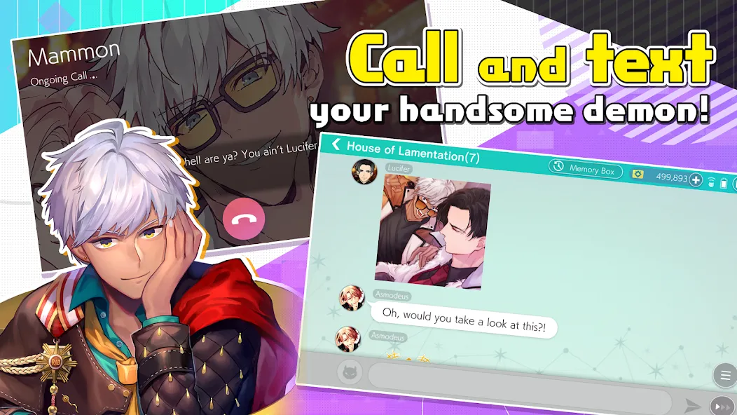 Скачать Obey Me! Anime Otome Sim Game последней версии — Безлимитные деньги и подарки — скриншот 1 Скачать Obey Me! Anime Otome Sim Game последней версии — Безлимитные деньги и подарки — скриншот 1