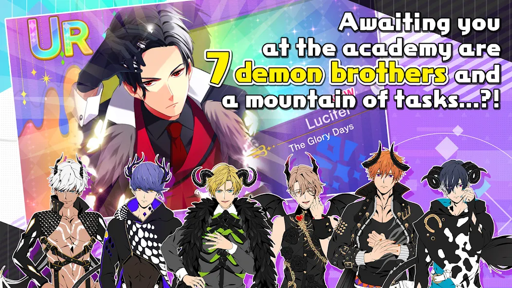 Скачать Obey Me! Anime Otome Sim Game последней версии — Безлимитные деньги и подарки — скриншот 2 Скачать Obey Me! Anime Otome Sim Game последней версии — Безлимитные деньги и подарки — скриншот 2