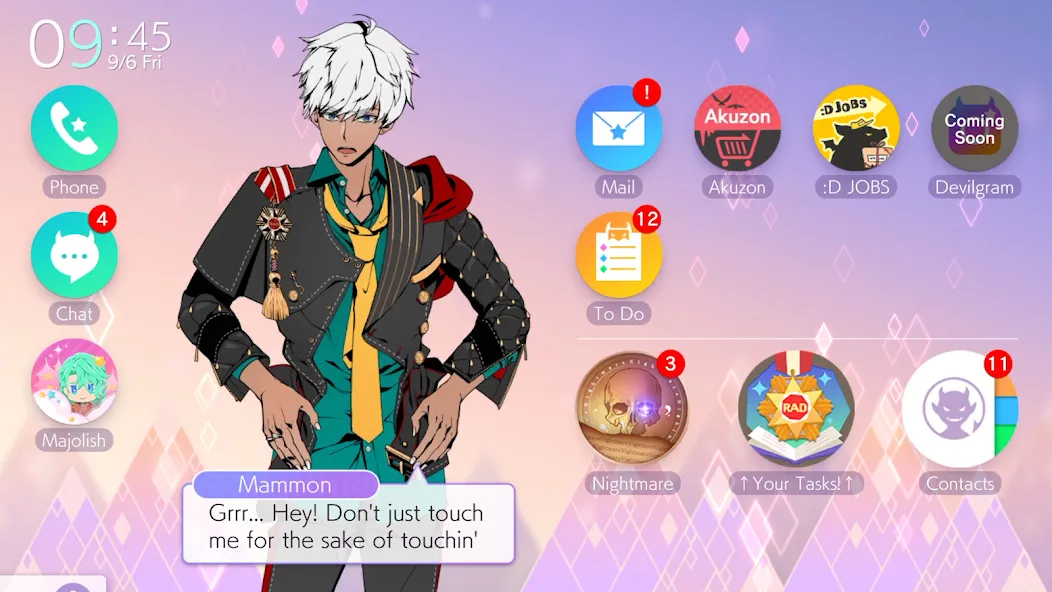 Скачать Obey Me! Anime Otome Sim Game последней версии — Безлимитные деньги и подарки — скриншот 5 Скачать Obey Me! Anime Otome Sim Game последней версии — Безлимитные деньги и подарки — скриншот 5