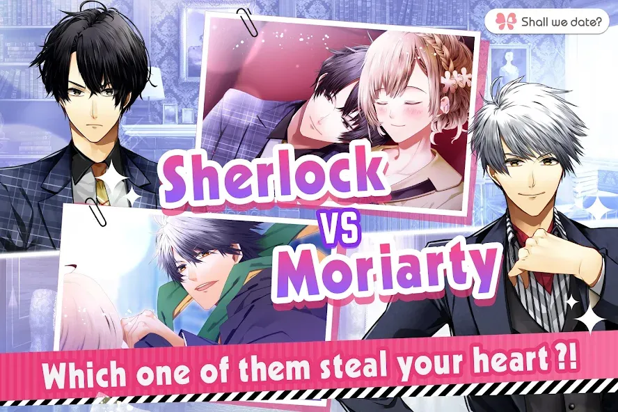 Скачать взлом Guard me, Sherlock! - otome — Романтическая история с детективными расследованиями — скриншот 3