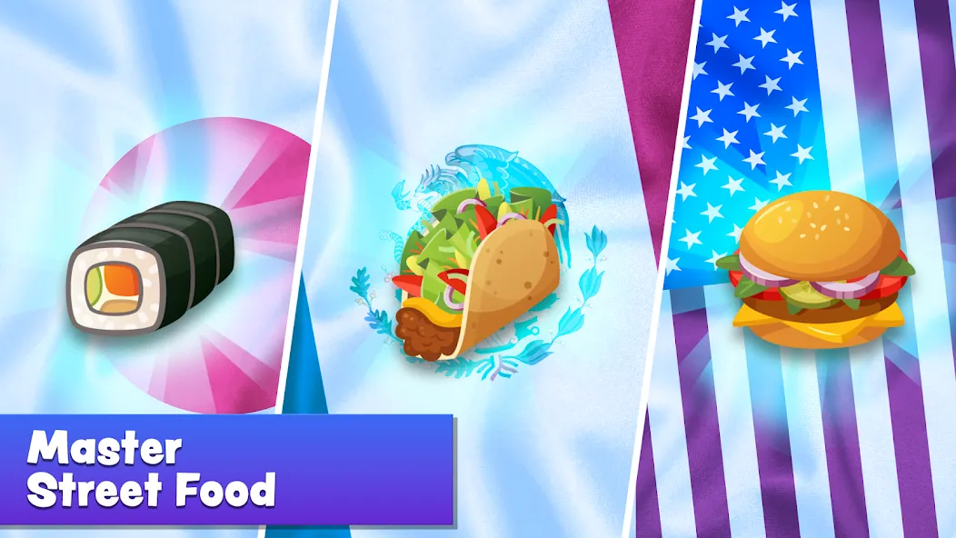 Food Truck Chef™ Cooking Games на телефон — скачать мод: Много денег и все уровни открыты — скриншот 5