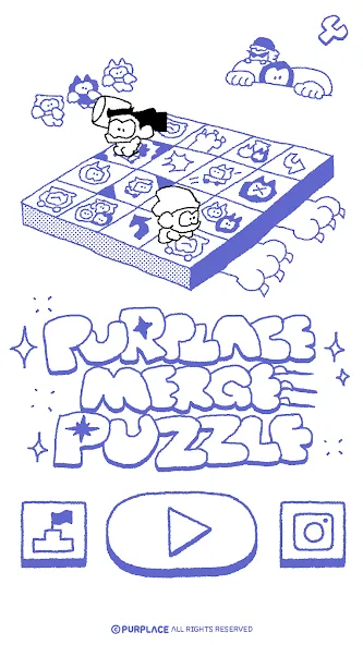 Скачать PURPLACE Merge Puzzle бесплатно — Безлимитные монеты и подсказки — скриншот 1 Скачать PURPLACE Merge Puzzle бесплатно — Безлимитные монеты и подсказки — скриншот 1