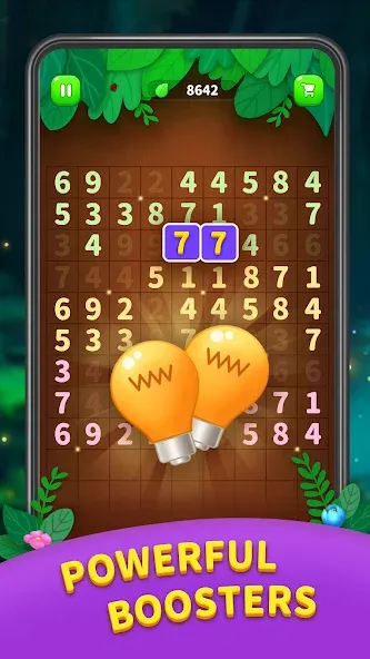Number Match - Ten Pair Puzzle на телефон — скачать мод: Без рекламы и бесконечные подсказки — скриншот 3 Number Match - Ten Pair Puzzle на телефон — скачать мод: Без рекламы и бесконечные подсказки — скриншот 3