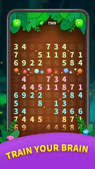 Number Match - Ten Pair Puzzle на телефон — скачать мод: Без рекламы и бесконечные подсказки — скриншот 5 Number Match - Ten Pair Puzzle на телефон — скачать мод: Без рекламы и бесконечные подсказки — скриншот 5