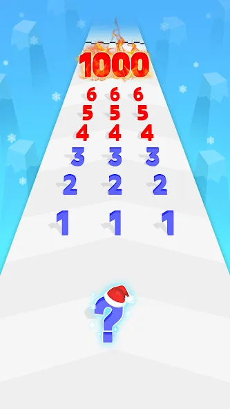 Number Merge: Run Master 3D — Безлимитные деньги и все уровни, скачать мод APK — скриншот 1