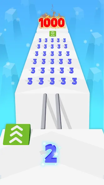 Number Merge: Run Master 3D — Безлимитные деньги и все уровни, скачать мод APK — скриншот 4
