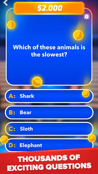 Скачать Millionaire - Quiz & Trivia Mod APK — Безлимитные подсказки и правильные ответы — скриншот 1