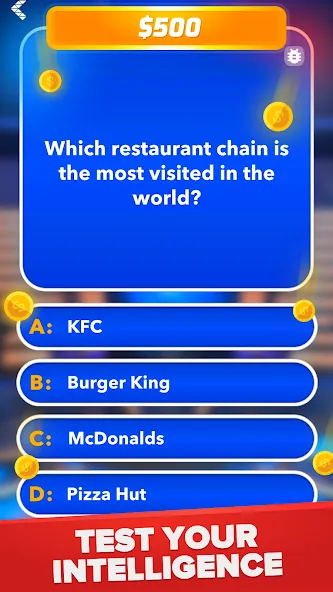 Скачать Millionaire - Quiz & Trivia Mod APK — Безлимитные подсказки и правильные ответы — скриншот 3