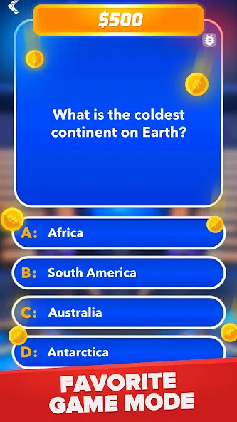 Скачать Millionaire - Quiz & Trivia Mod APK — Безлимитные подсказки и правильные ответы — скриншот 4