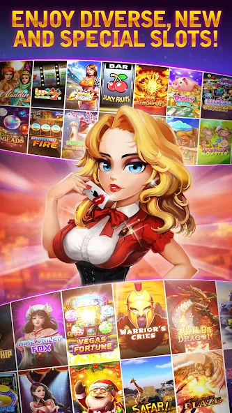 Скачать Cash Bay Casino - Slots game Mod APK — Безлимитные монеты и бесплатные вращения — скриншот 5