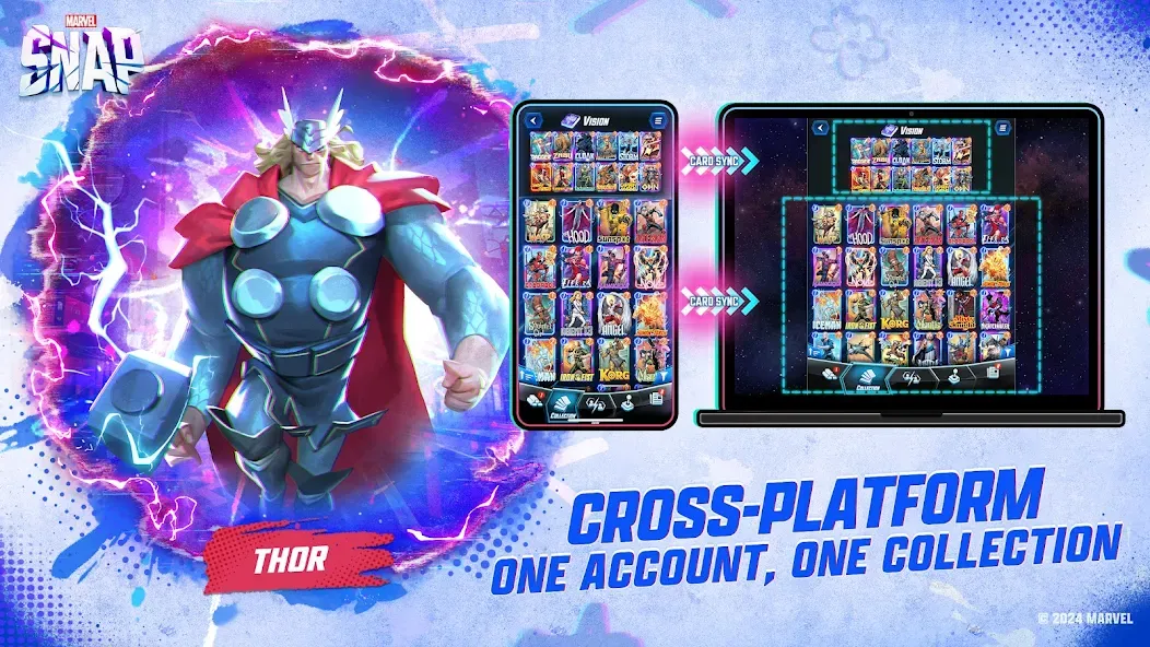Скачать MARVEL SNAP — Безлимитные ресурсы и все карты — скриншот 5 Скачать MARVEL SNAP — Безлимитные ресурсы и все карты — скриншот 5