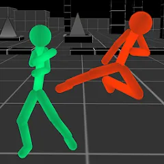 Мод Stickman Fighting Neon Warrior — Безлимитные деньги и оружие, скачать APK