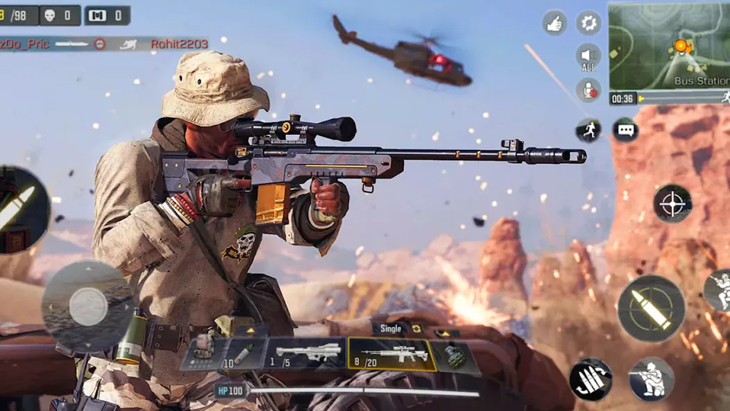 Cover Target: Offline Sniper бесплатно на Андроид — мод: Безлимитные патроны и точная стрельба — скриншот 4 Cover Target: Offline Sniper бесплатно на Андроид — мод: Безлимитные патроны и точная стрельба — скриншот 4