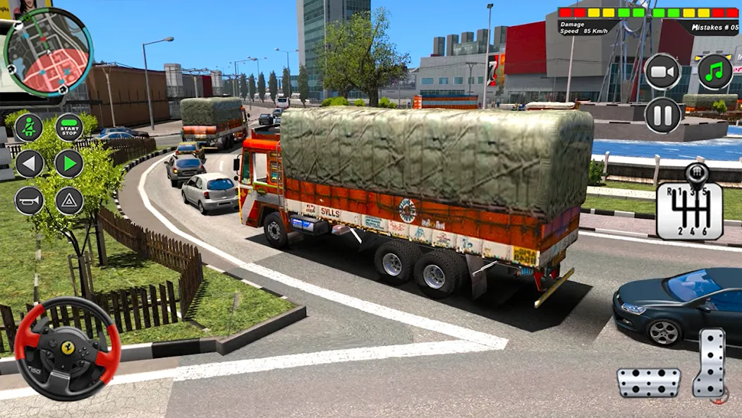 Indian Heavy Truck Delivery 3D MOD APK скачать на Андроид — Безлимитные деньги и все грузовики — скриншот 4 Indian Heavy Truck Delivery 3D MOD APK скачать на Андроид — Безлимитные деньги и все грузовики — скриншот 4