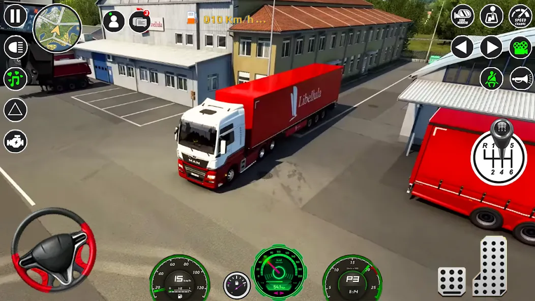Скачать взлом American Cargo City Driving 3D — Безлимитные деньги и все грузовики — скриншот 3