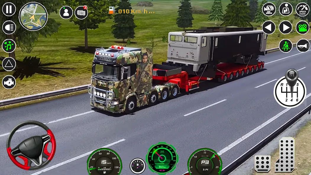 Скачать взлом American Cargo City Driving 3D — Безлимитные деньги и все грузовики — скриншот 5