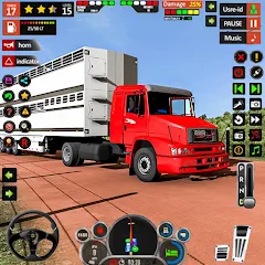 Скачать взлом American Cargo City Driving 3D — Безлимитные деньги и все грузовики