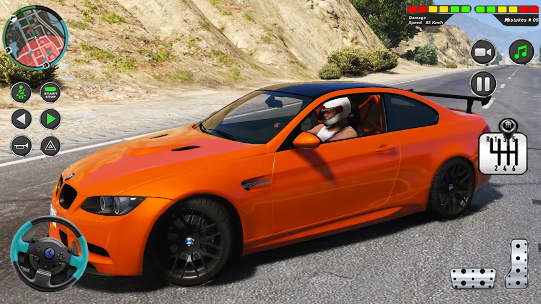 Скачать Modern Car Advance Driving 3D бесплатно — Безлимитные деньги и открыты все машины — скриншот 4