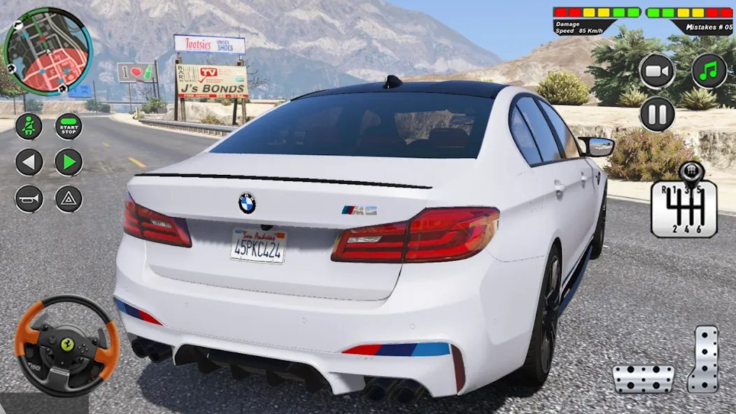 Скачать Modern Car Advance Driving 3D бесплатно — Безлимитные деньги и открыты все машины — скриншот 5