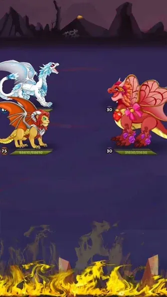 Dragon Master Adventure на телефон — скачать мод: Бесконечные ресурсы и мощные драконы — скриншот 4