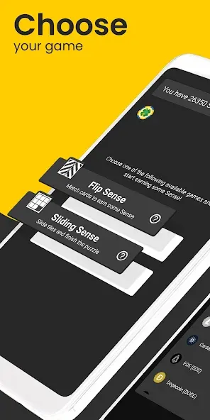 Crypto Sense - Earn Rewards на телефон — скачать мод: Больше наград и быстрый заработок — скриншот 1