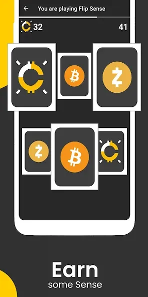 Crypto Sense - Earn Rewards на телефон — скачать мод: Больше наград и быстрый заработок — скриншот 3
