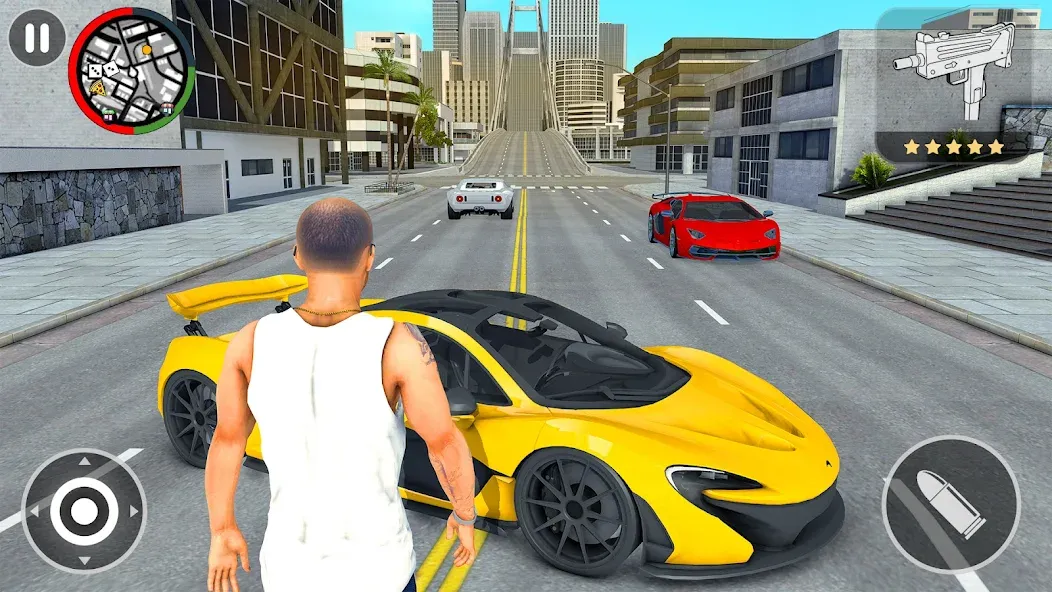 Grand City Vegas Crime Games (Мод: Безлимитные деньги и оружие) — скачать на Андроид — скриншот 2 Grand City Vegas Crime Games (Мод: Безлимитные деньги и оружие) — скачать на Андроид — скриншот 2