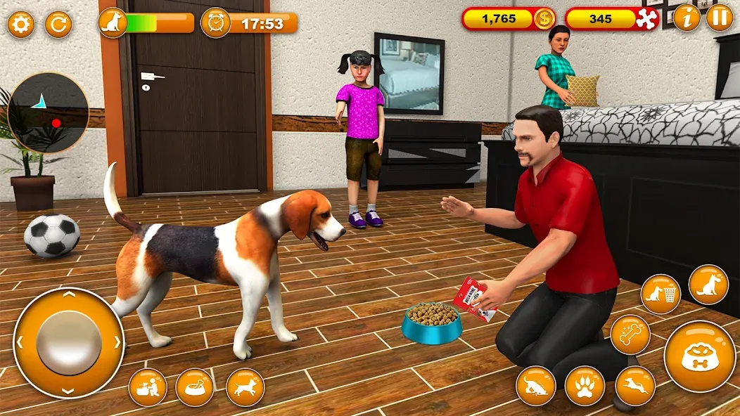 Pet Dog Family Adventure Games (Мод: Безлимитные деньги и все питомцы открыты) — скачать на Андроид — скриншот 3