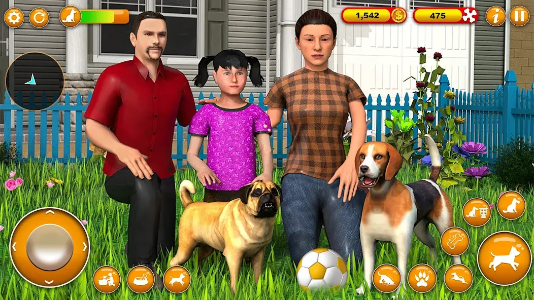 Pet Dog Family Adventure Games (Мод: Безлимитные деньги и все питомцы открыты) — скачать на Андроид — скриншот 5
