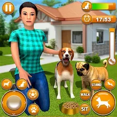 Pet Dog Family Adventure Games (Мод: Безлимитные деньги и все питомцы открыты) — скачать на Андроид