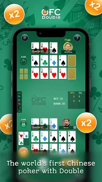 OFC Double — последняя версия с модом (Бесконечные очки и открытые режимы) — скриншот 1