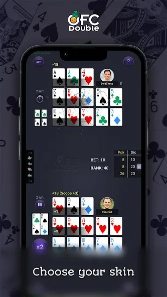 OFC Double — последняя версия с модом (Бесконечные очки и открытые режимы) — скриншот 2