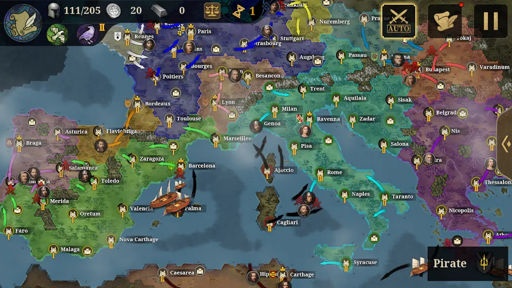 European War 7: Medieval MOD APK скачать на Андроид — Безлимитные ресурсы и открыты все уровни — скриншот 4 European War 7: Medieval MOD APK скачать на Андроид — Безлимитные ресурсы и открыты все уровни — скриншот 4