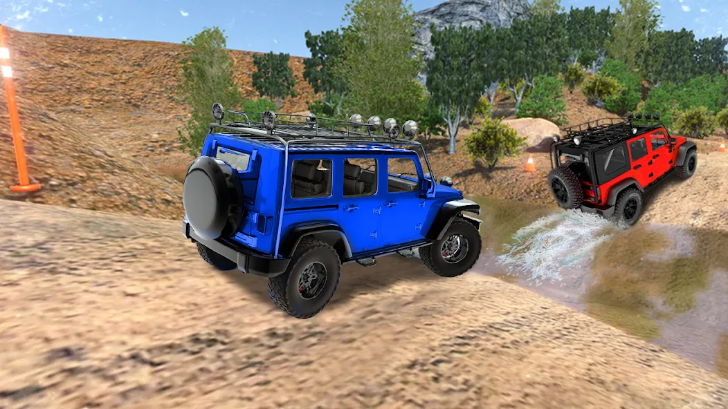 4X4 Offroad SUV Driving Games взлом на Андроид — Безлимитные деньги и все машины открыты — скриншот 1 4X4 Offroad SUV Driving Games взлом на Андроид — Безлимитные деньги и все машины открыты — скриншот 1