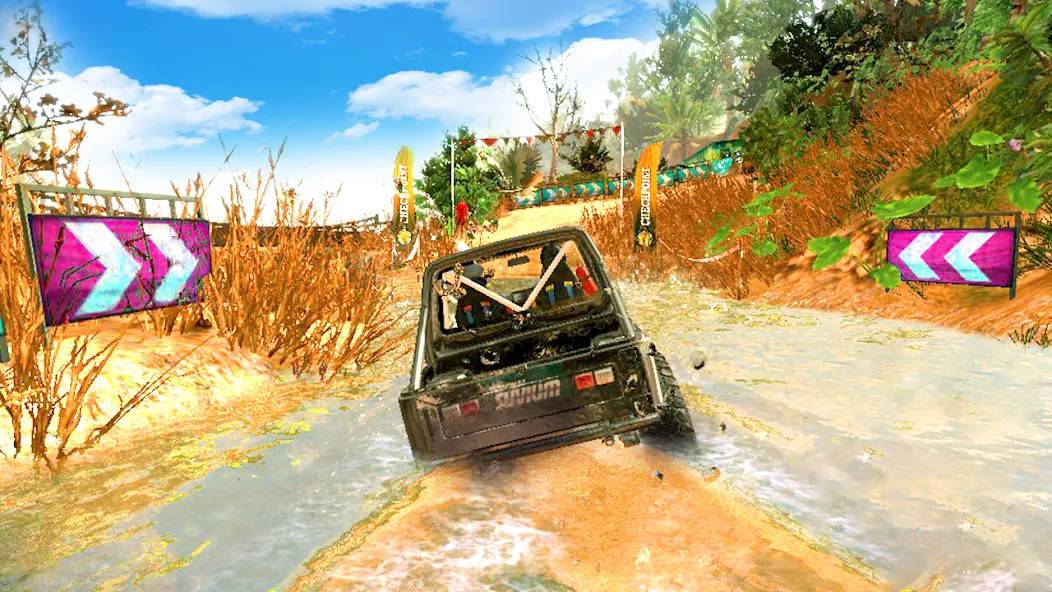4X4 Offroad SUV Driving Games взлом на Андроид — Безлимитные деньги и все машины открыты — скриншот 4 4X4 Offroad SUV Driving Games взлом на Андроид — Безлимитные деньги и все машины открыты — скриншот 4
