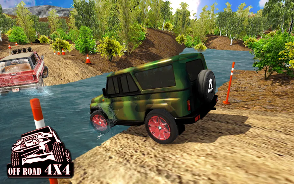 Скачать Offroad Jeep Racing Extreme последней версии — Безлимитные деньги и топливо — скриншот 3 Скачать Offroad Jeep Racing Extreme последней версии — Безлимитные деньги и топливо — скриншот 3