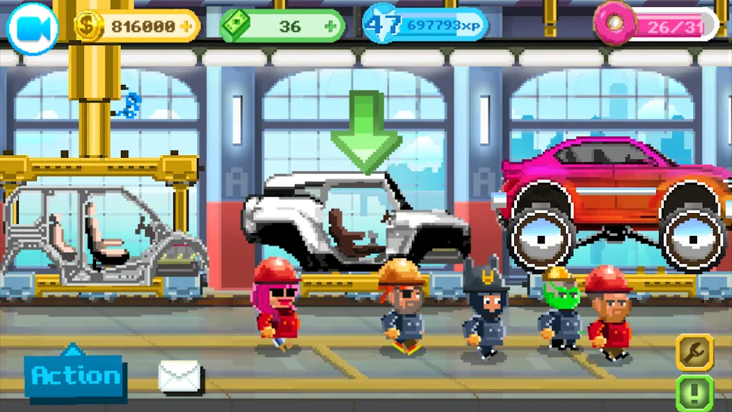 Мод Motor World Car Factory — Безлимитные деньги и все машины открыты, скачать APK — скриншот 5 Мод Motor World Car Factory — Безлимитные деньги и все машины открыты, скачать APK — скриншот 5