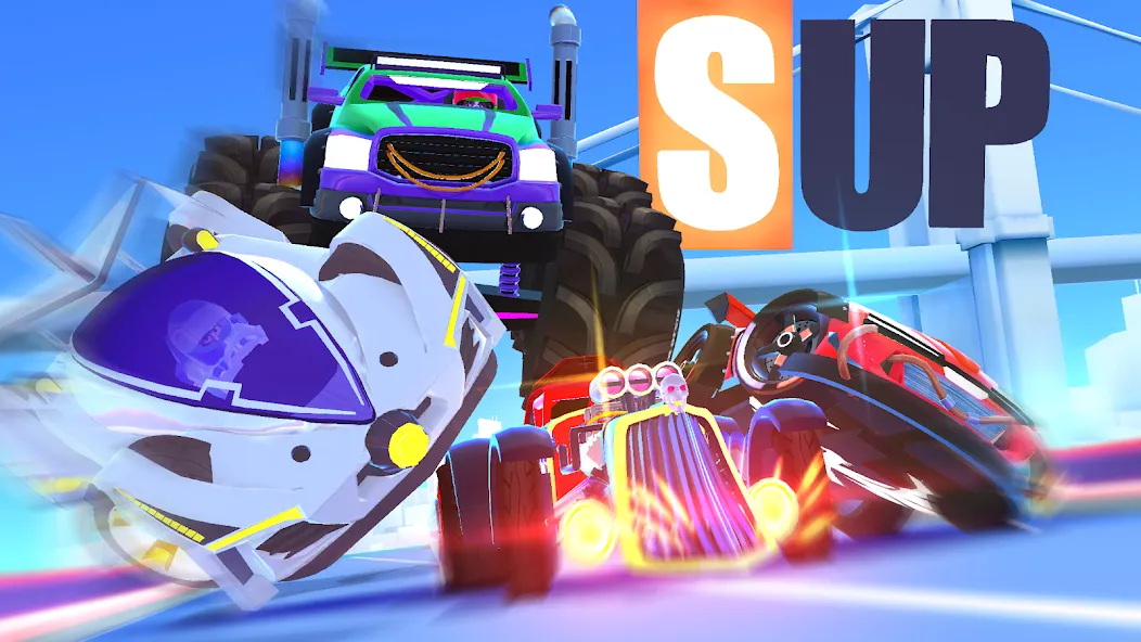 Скачать SUP Multiplayer Racing Games Mod APK — Безлимитные деньги и все машины — скриншот 5 Скачать SUP Multiplayer Racing Games Mod APK — Безлимитные деньги и все машины — скриншот 5