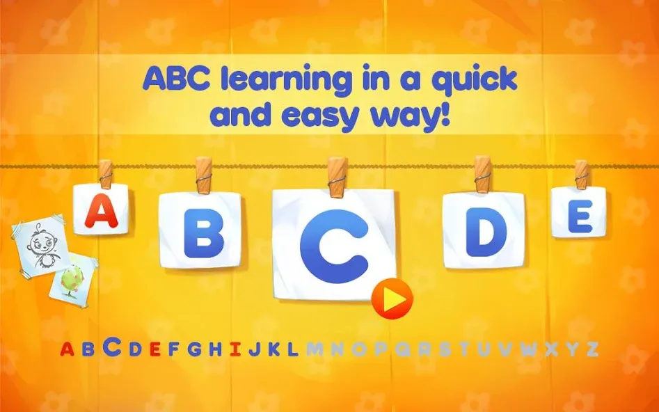 ABC Alphabet! ABCD games! бесплатно на Андроид — мод: Открыты все буквы и уровни — скриншот 1 ABC Alphabet! ABCD games! бесплатно на Андроид — мод: Открыты все буквы и уровни — скриншот 1