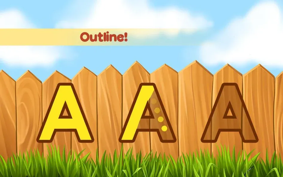ABC Alphabet! ABCD games! бесплатно на Андроид — мод: Открыты все буквы и уровни — скриншот 3 ABC Alphabet! ABCD games! бесплатно на Андроид — мод: Открыты все буквы и уровни — скриншот 3