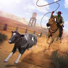 Cowboys Horse Racing Derby — скачать мод: Безлимитные деньги и ускоренная лошадь