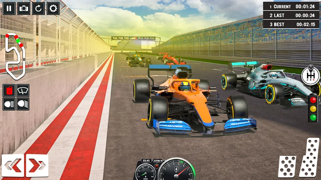 Formula Racing Car Racing Game — скачать мод: Без рекламы и много денег — скриншот 1 Formula Racing Car Racing Game — скачать мод: Без рекламы и много денег — скриншот 1