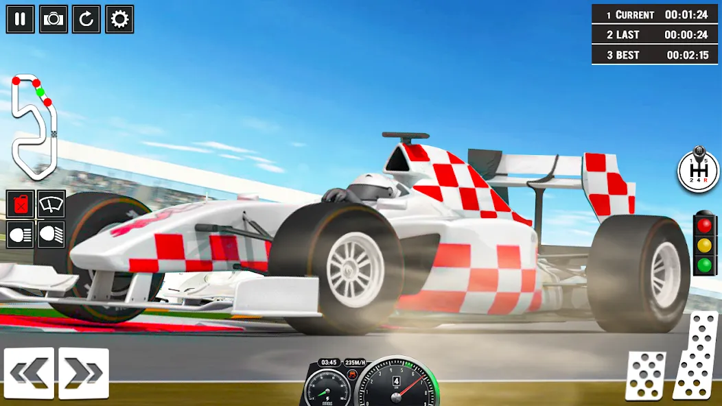 Formula Racing Car Racing Game — скачать мод: Без рекламы и много денег — скриншот 4 Formula Racing Car Racing Game — скачать мод: Без рекламы и много денег — скриншот 4